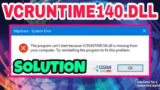 VCRUNTIME140 dll is missing or VCOMP110 dll was not found │Error Fix ✔ EasyJtag_Release_v3.7.0.24