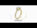 Professional Jewelry Animation: Emerald Diamond Gold Ring | I3D JEWEL