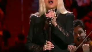 Christina Aguilera sings 'Ave Maria' at Kobe and Gia Bryant memorial
