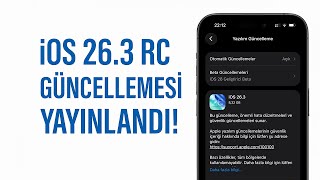 Ios 26.3 Rc Güncellemesi Yayınlandı Yenilikler Ve Performans Testi