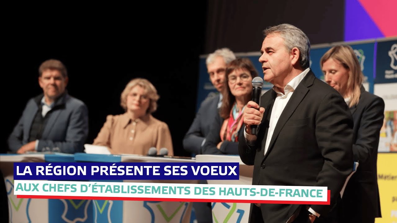 La Région adresse ses voeux aux chefs d'établissements des Hauts-de-France