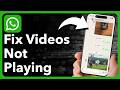 How To Fix Videos Not Playing On WhatsApp