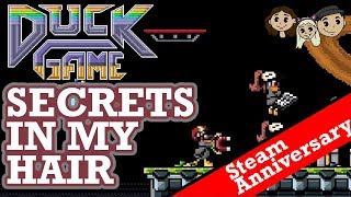 Duck Game Gameplay #31 : SECRETS IN MY HAIR | 3 Player