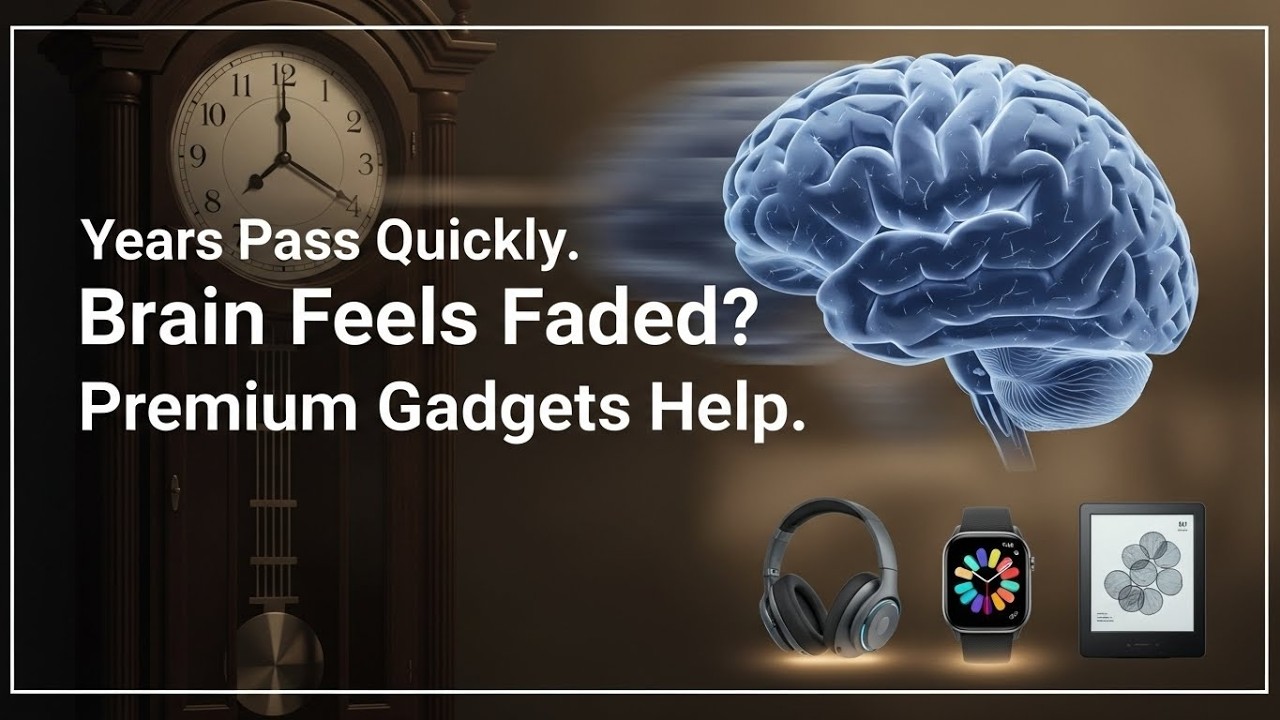 Years Pass Quickly. Brain Feels Faded? Premium Gadgets Help.
