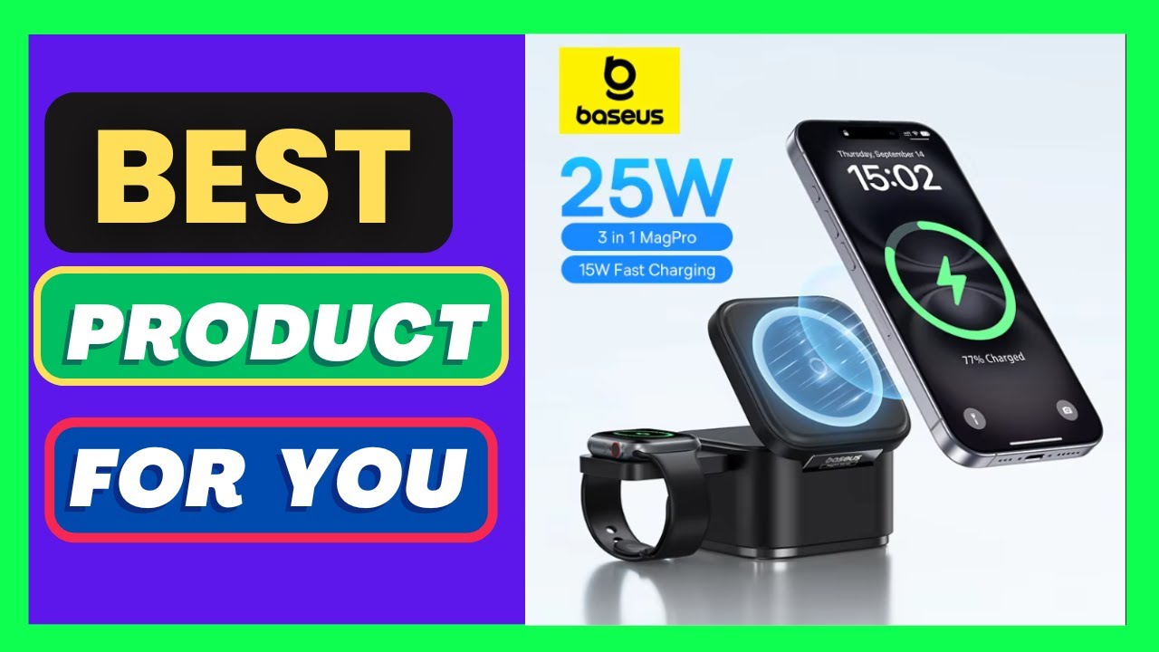 Baseus 3 in 1 25W Magnetic Wireless