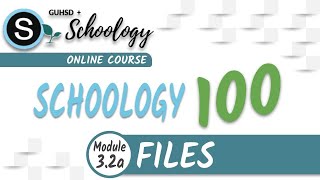 SGY 100: Module 3a (Lesson 2) - Uploading Files