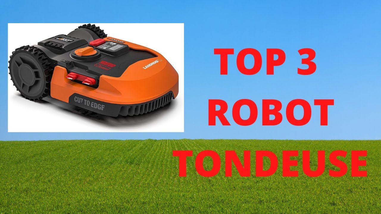 TOP 3 MEILLEURS ROBOTS TONDEUSE à GAZON POUR GRANDE