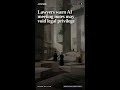 Lawyers warn AI meeting notes may void legal privilege #shorts