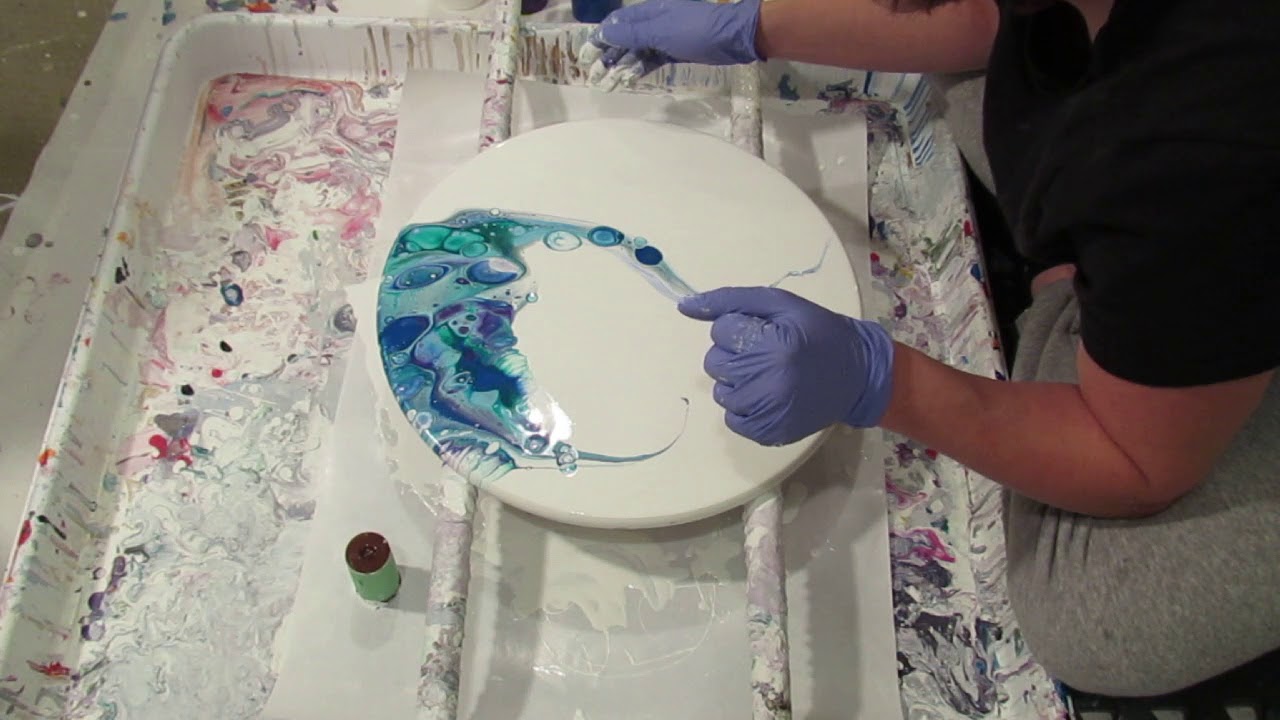 (130) Lazy Susan acrylic flip and drag YouTube