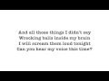 RACHEL PLATTEN - Fight Song (Lyrics)