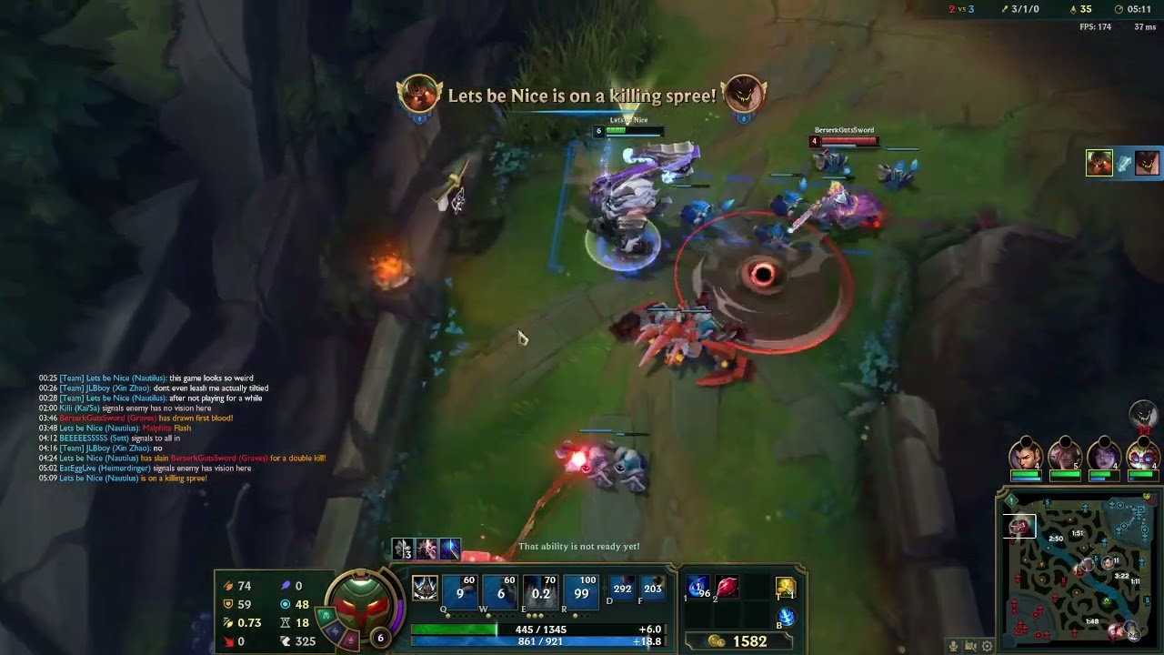 How to survive graves gank