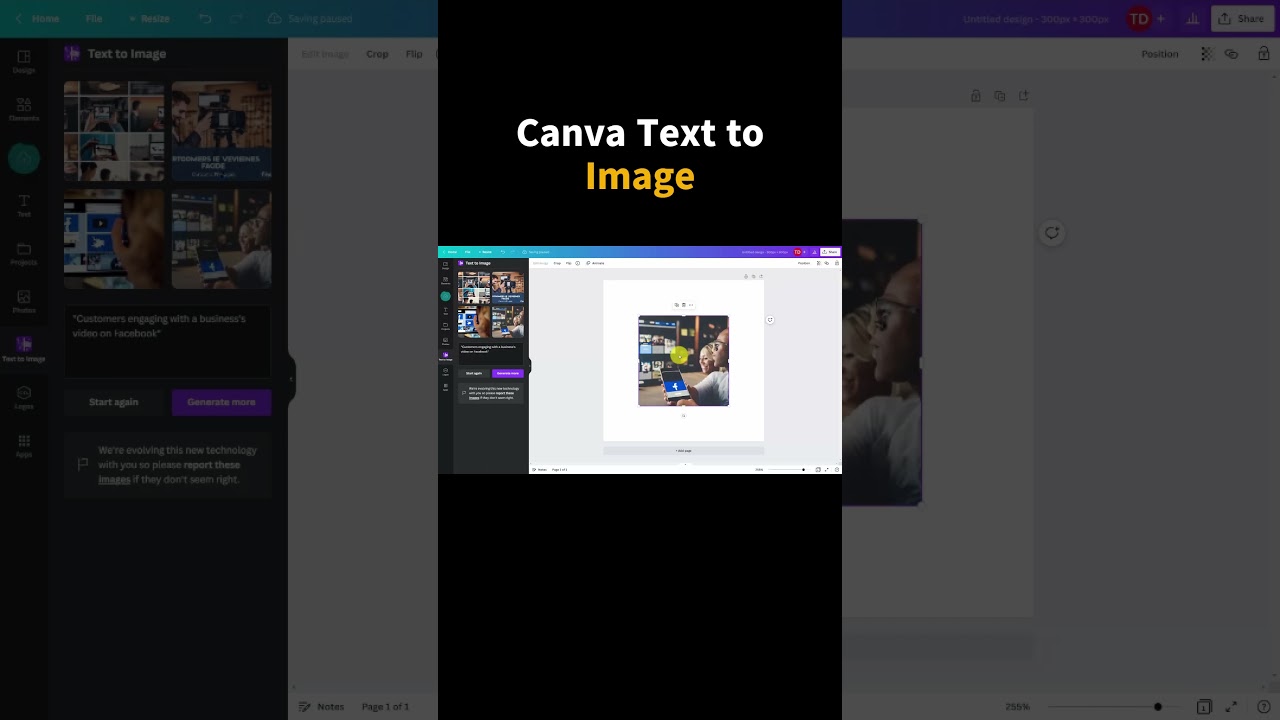 Canva's AMAZING Text to Image Feature Explained
