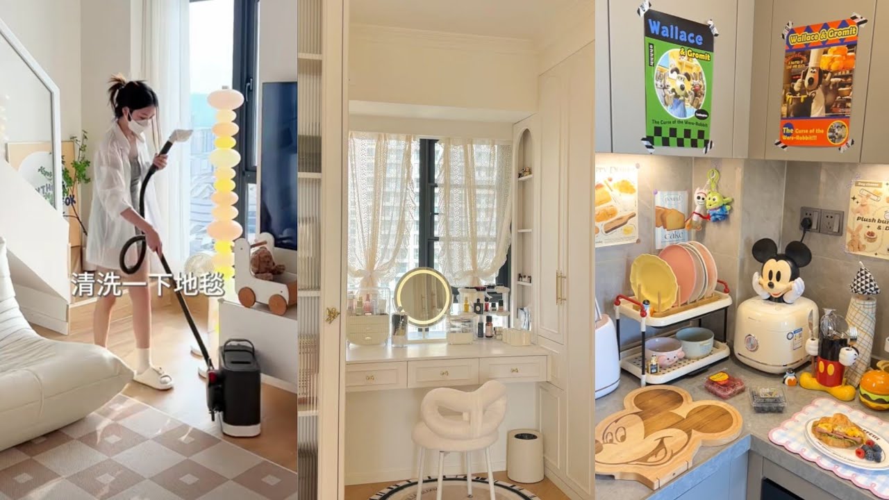 cleaning house after returning home / restocking / unboxing makeup