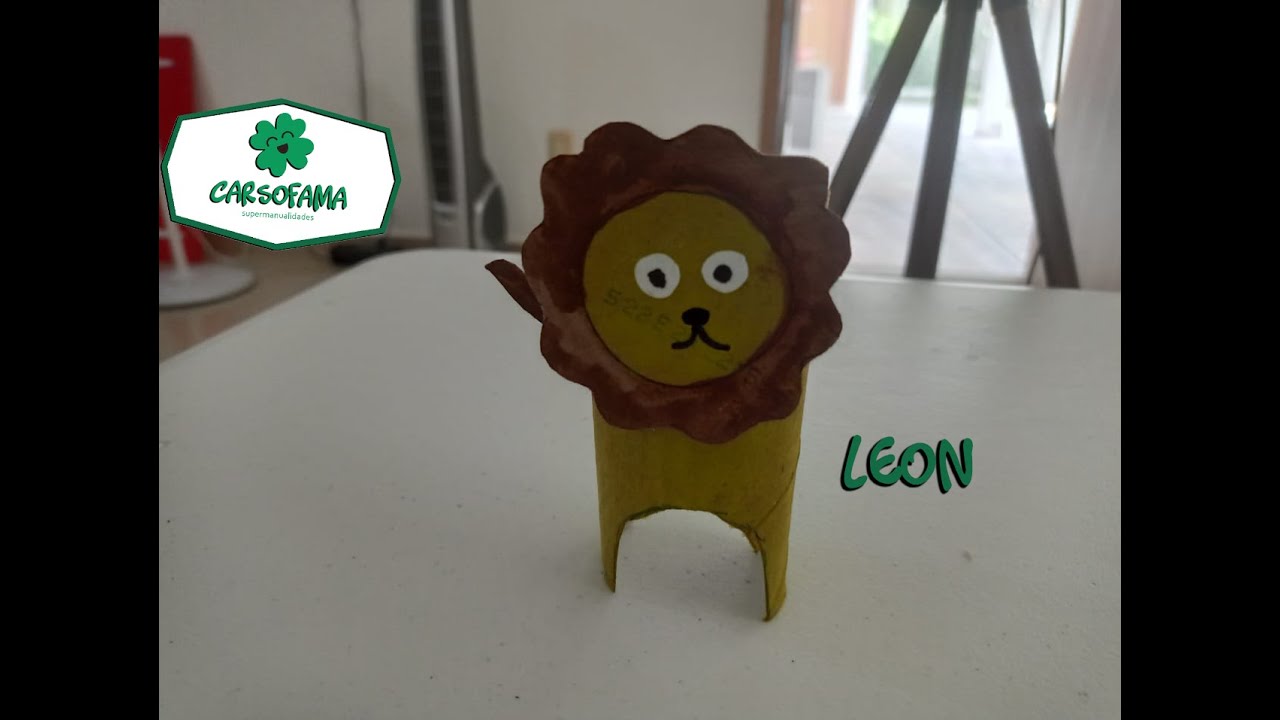 León con rollo de papel higiénico YouTube León con rollo de papel higiénico YouTube