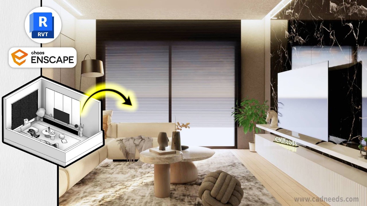How to Create Realistic Interior Renders: Revit + Enscape 4.0 (Full ...