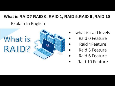 What is RAID? RAID 0, RAID 1, RAID 5, RAID 6, RAID 10 in English