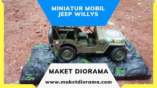 Miniatur Mobil Jeep Willys