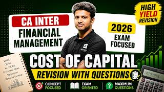 Cost of capital Revision with Questions | CA Inter Financial Management | CA Sandesh
