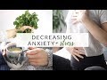 DECREASING ANXIETY & STRESS | mindset, lifestyle + nutrition tips