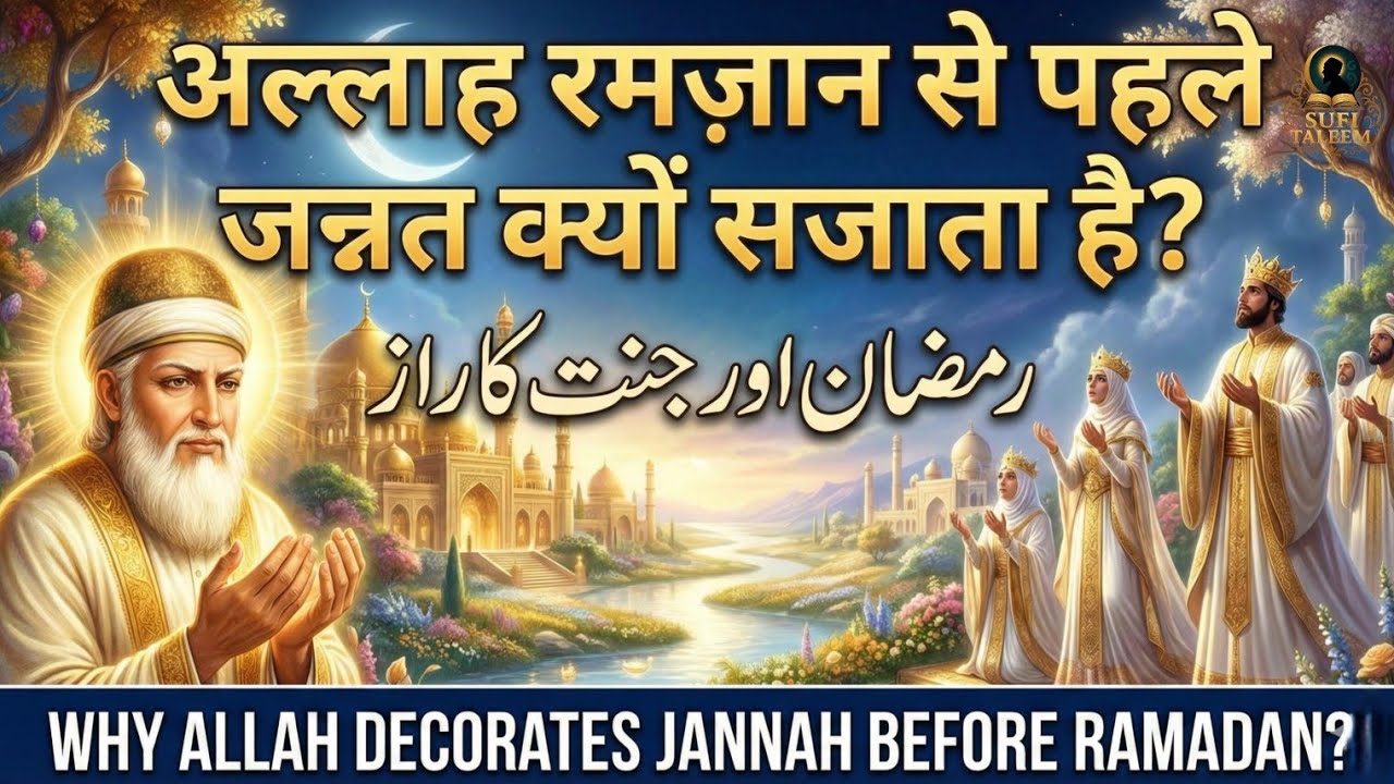Allah Ramzan Se Pehle Jannat Kyon Sajata Hai? ✨ Gause Azam Ne Bataya Wo Khufiya Raaz! 🌙