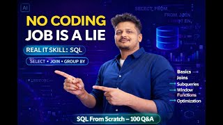 EP -1 SQL for REAL Software Jobs: Complete Beginner to Advanced Playlist