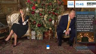 Donald Și Melania Trump, Apeluri De Ajun Cu Copiii Care Îl Așteptau Pe Moș Crăciun