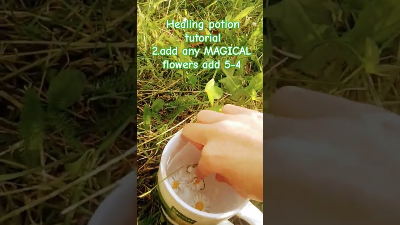 🌍🏞️•Healing potion tutorial if it's too hot it might burn out be careful•🏞️🌍