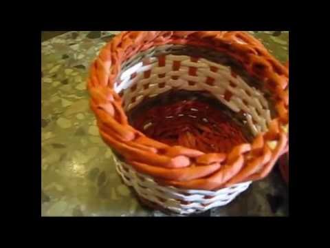 Basket making. How to make the edging. Part 1. Basket making. How to make the edging. Part 1.