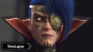 Kayn character made by Blender (Sculpting,Retopology,Texturing)