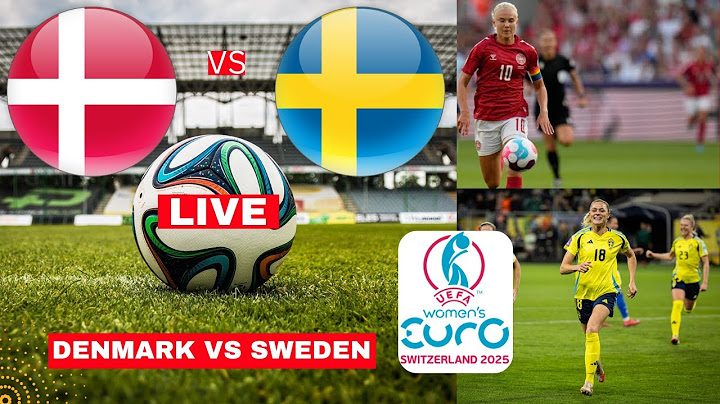 Denmark vs Sweden 0-1 Live Stream UEFA Women Euro 2025 Football Match Score Commentary Highlights