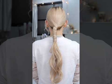 タイトポニーやるならこれ✨#簡単アレンジ #セルフアレンジ #hairstyle #hair #ミディアムヘア #髪型 #まとめ髪 #大人カジュアル #大人かわいい