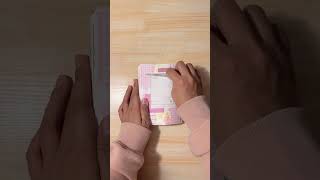 ASMR finishing my first collage journal with PINK theme, my FAVORITE color!  #scrapbooking