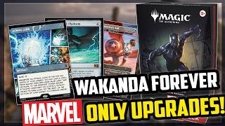"Wakanda Forever" Upgrade Guide With ONLY Marvel Cards!