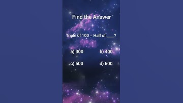 Find the Answer #shorts #maths #quiz #fun #viralvideo