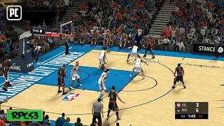 RPCS3 PS3 EMULATOR | NBA 2K16 - HAWKS ATLANTA VS THUNDER OKLAHOMA CITY GAMEPLAY