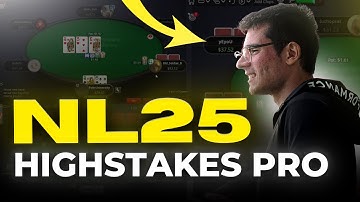 HighStakes Pro Plays  NL25 - Play and Explains