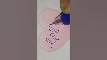 Beautiful name in Cursive writing. #shorts #shortvideo #viral #trending #short #youtubeshorts