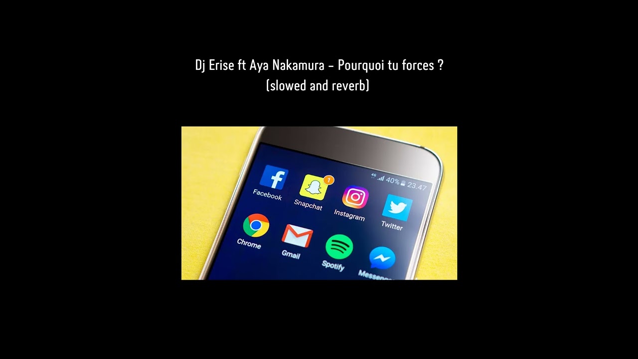 Dj Erise ft Aya Nakamura - Pourquoi tu forces ? (slowed and reverb)