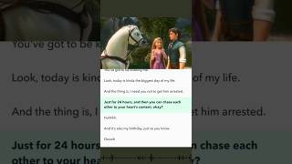 Shadowing Practice B2 |#english #viral #funny #disneyprincess #fyp #shorts #rapunzel