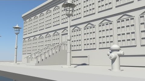 Maya Modeling Tutorial-Modeling a Street part-7