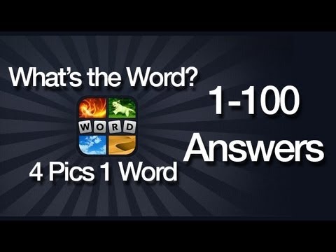 What's The Word? 4 Pics 1 Word Answers for Android 1-100 ...