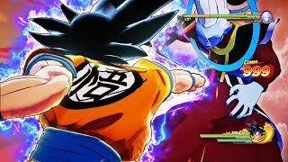 Goku Goes Ultra Instinct Sign VS Whis & Beerus! Dragon Ball Z Kakarot DLC (MODS)