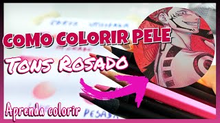 COMO COLORIR PELE ROSADA - ANIME | SUPER SOFT E ACRILEX screenshot 4