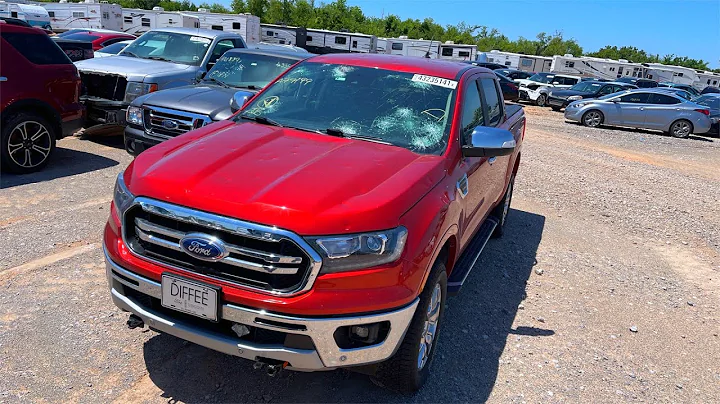 Copart Walk Around 6-22-21 + Cheap Hail Ford Rangers!!