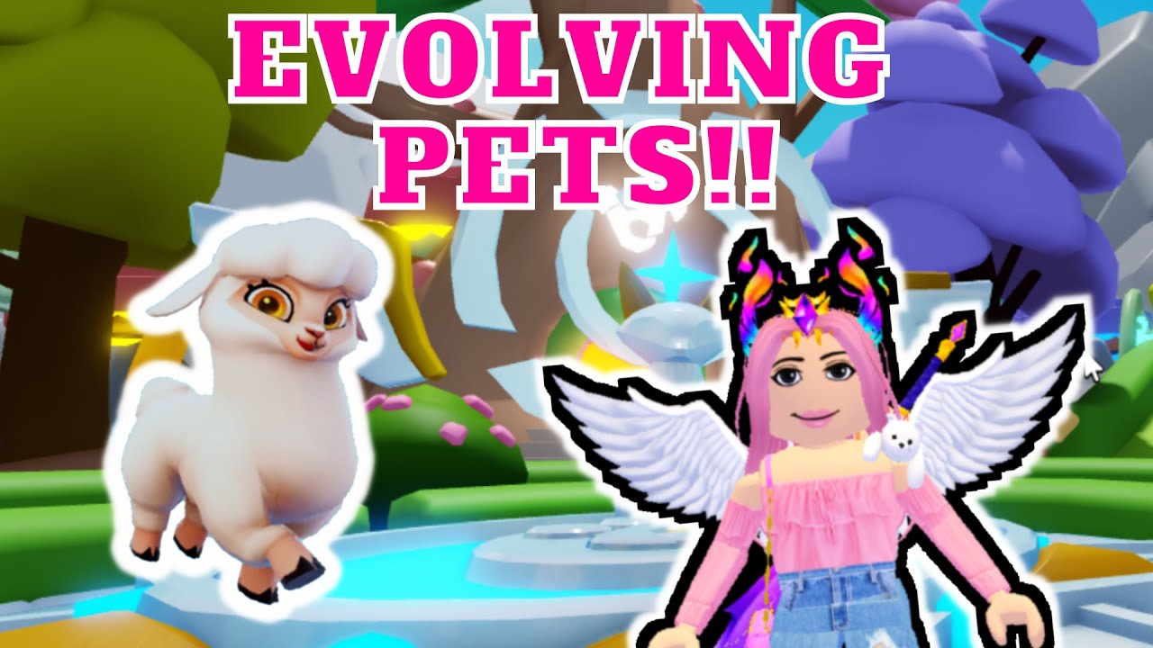 In Roblox Ropets I evolve my epic pet alpaca, 2 rare elephants and a rare tiger!! Come watch!!
