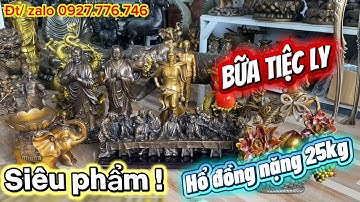 ❤️ Bữa tiệc ly bằng đồng _ rồng ôm châu _ hổ đồng nặng 25kg. Ngày 4/11/2025 #đồđồngnguyễnnghi 