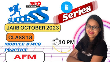 JAIIB OCT 2023 | JAIIB Success Series - AFM  | MODULE D MCQs PRACTICE   | Ambitious Baba