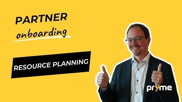 Partner Onboarding -Advanced Projects Resource Planning