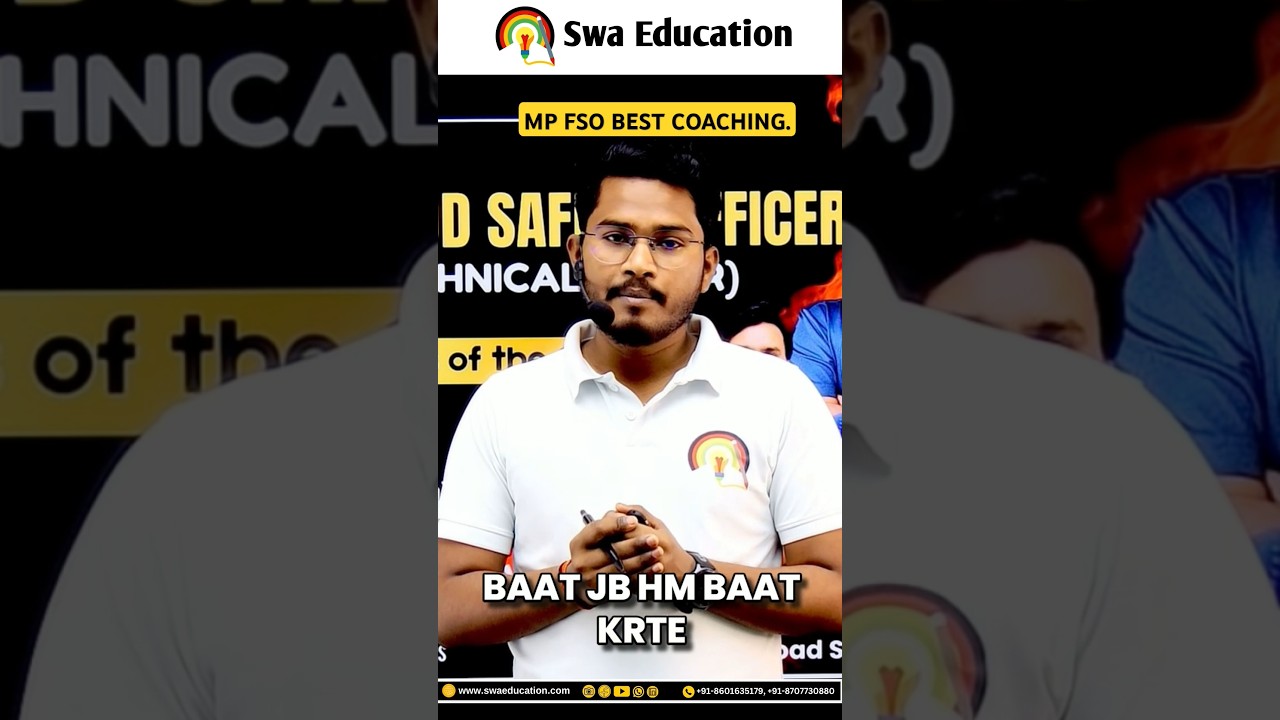 MP FSO Best Coaching, MP FSO Course, FSO Classes. 