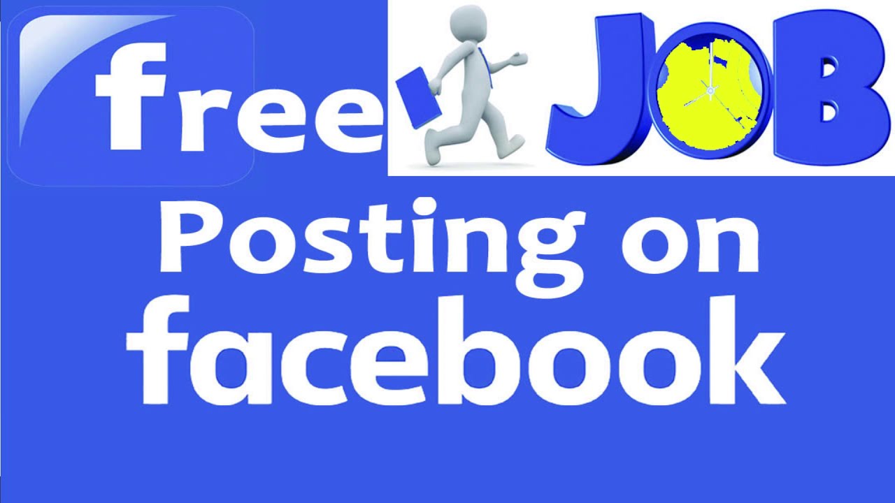 Facebook job posting YouTube